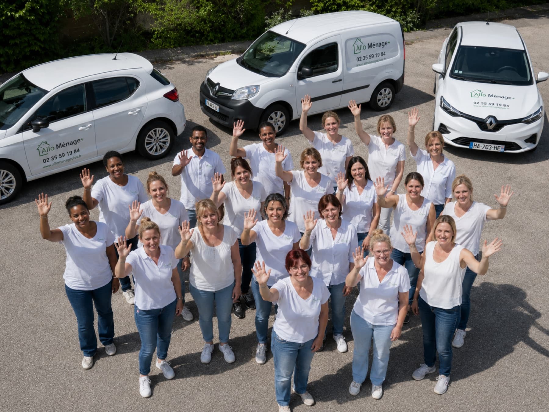 L'équipe AlloMénage+ — 20 aides ménagères autour de Rouen