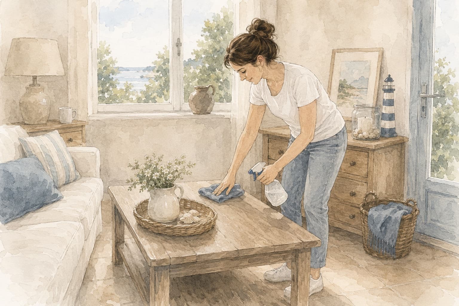 Maison de campagne prête à vous accueillir